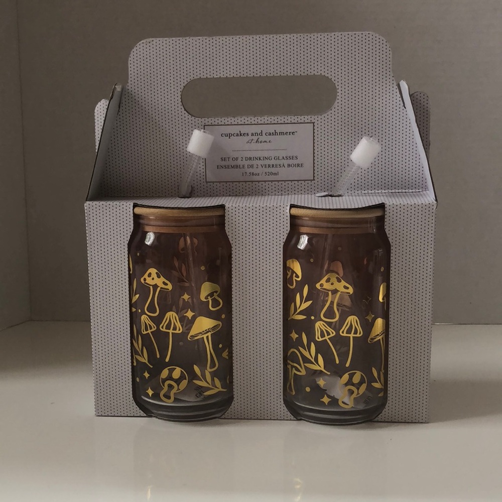 Set of 2 Drinking Glasses